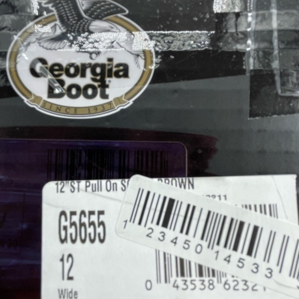Georgia Men’s Muddog Steel Toe Comfort Core Work Boots Size 12 NWT - Picture 8 of 10